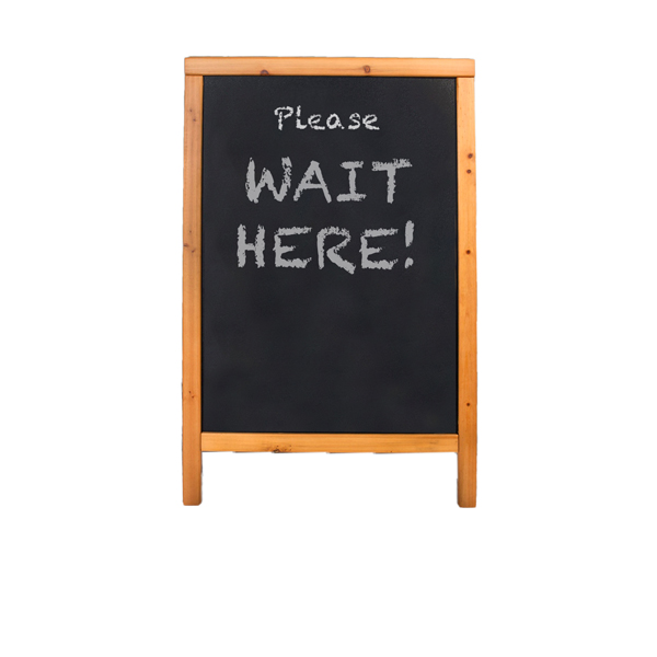 [BC-NSBD-TE-85] Duplo A-Board 55X85cm Teak