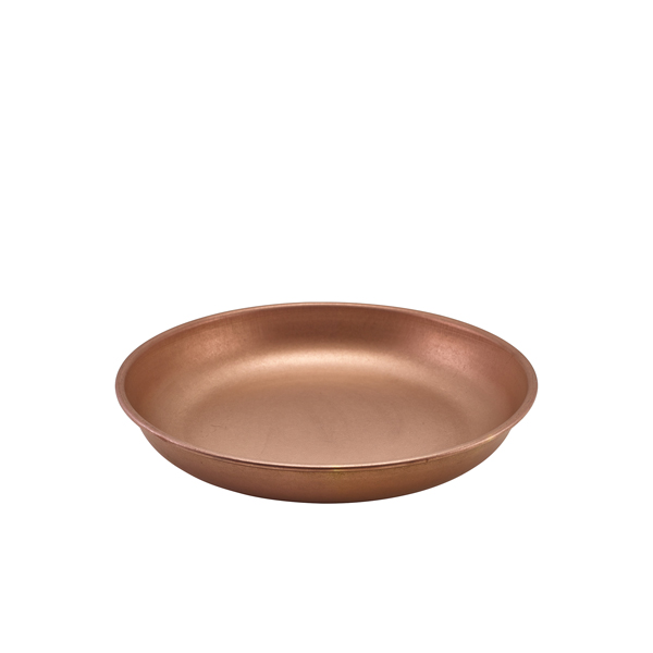 [BC-NSCP24CV] GenWare Copper Vintage Steel Coupe Plate 24cm (Pack of 12)