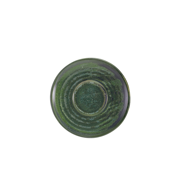 Terra Porcelain Aqua Green Saucer 11.5cm (Pack of 6)