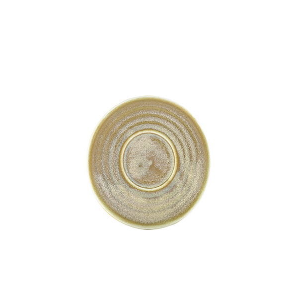 Terra Porcelain Matt Grey Saucer 11.5cm (Pack of 6)