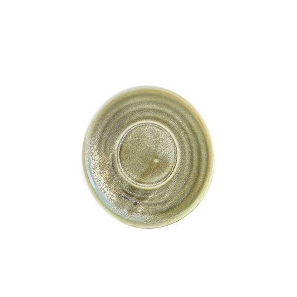 Terra Porcelain Matt Grey Saucer 14.5cm (Pack of 6)