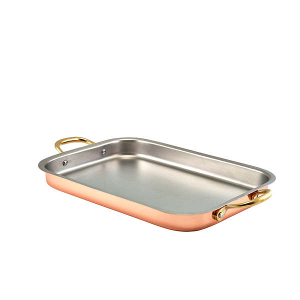 [BC-NSDT3323C] GenWare Copper Plated Deep Tray 33 x 23.5cm (Pack of 3)