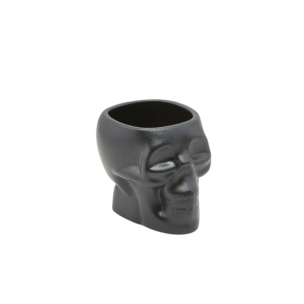 [BC-NSKL400] Genware Cast Iron Effect Skull Tiki Mug 40cl/ 14oz (Pack of 6)