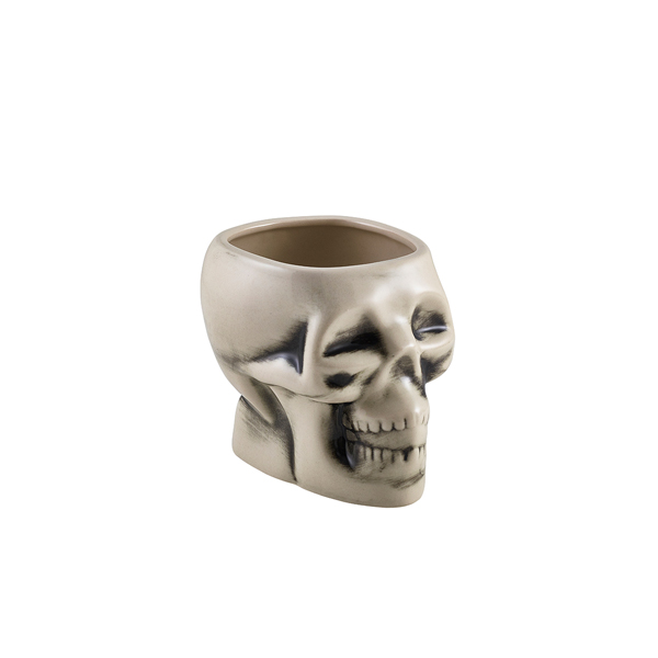 [BC-NSKL400W] Genware White Skull Tiki Mug 40cl/ 14oz (Pack of 6)