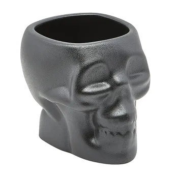 [BC-NSKL800W] Genware Cast Iron Effect Skull Tiki Mug 80cl/ 28.15oz (Pack of 6)