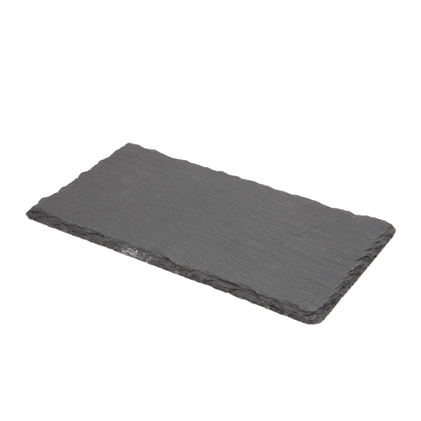 Genware Natural Edge Slate Platter 30 X 20cm (Pack of 6)