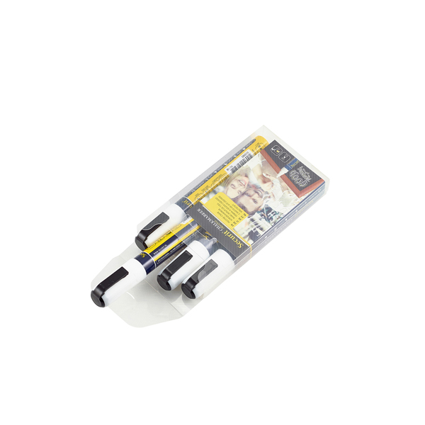 Chalkmarkers 4 Pack White Medium