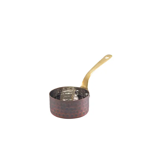 [BC-NSMS7AC] GenWare Antique Copper Mini Sauce Pan 7 x 3.75cm (Pack of 6)