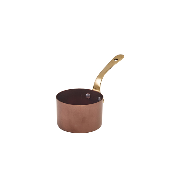 [BC-NSMS8CV] GenWare Copper Vintage Steel Mini Sauce Pan 7.8 x 4.5cm (Pack of 6)