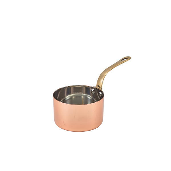 [BC-NSMS9C] GenWare Mini Copper Sauce Pan 9 x 5.25cm (Pack of 6)