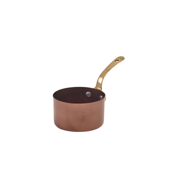 GenWare Copper Vintage Steel Mini Sauce Pan 9 x 5.25cm (Pack of 6)