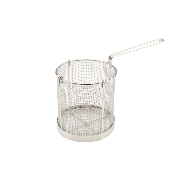 [BC-NSPB15] Genware S/St Spaghetti Basket 15cm Dia x 16cm