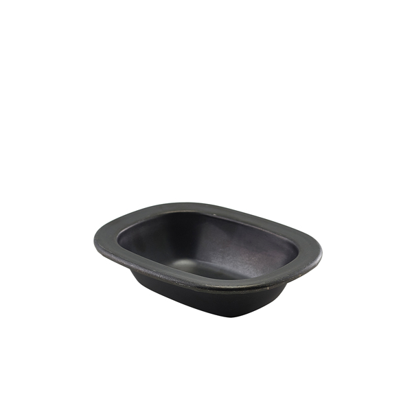GenWare Black Vintage Steel Pie Dish 16cm (Pack of 12)