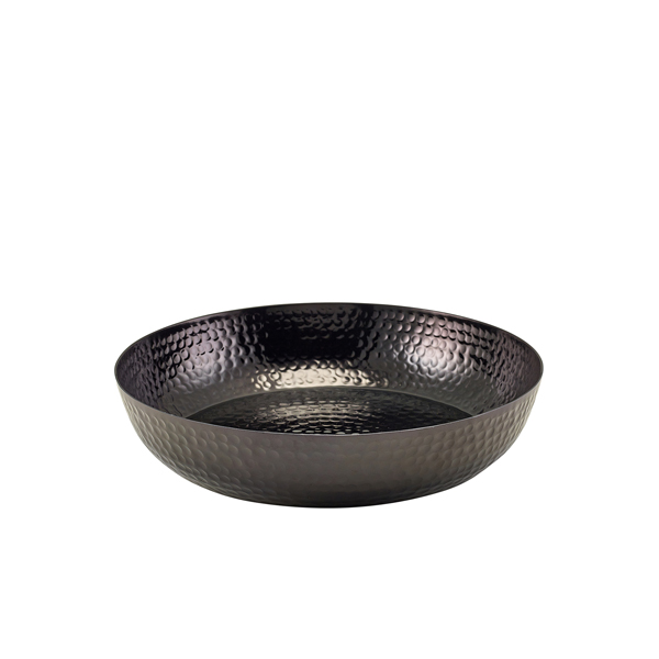 [BC-NSPH31BK] GenWare Black Hammered Aluminium Platter 31cm
