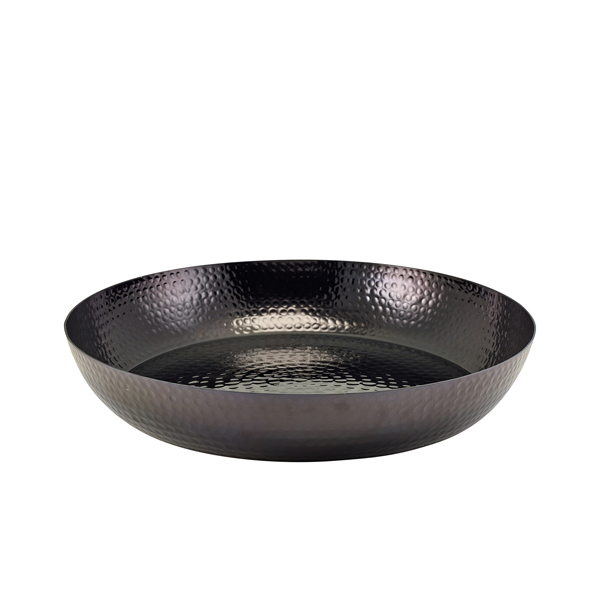 [BC-NSPH44BK] GenWare Black Hammered Aluminium Platter 44cm