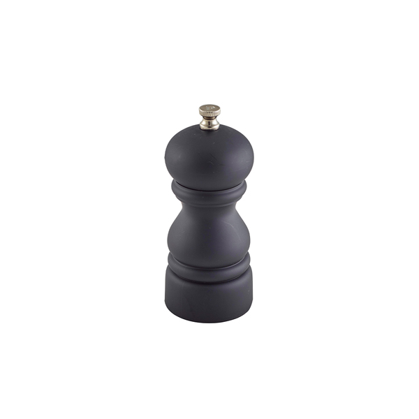 [BC-NSPMBLK12] Genware Salt Or Pepper Grinder Matt Black 12.7cm (Pack of 6)