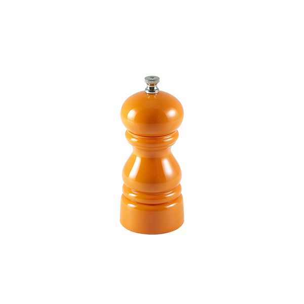 [BC-NSPOR12] Genware Salt Or Pepper Grinder Orange 12.7cm (Pack of 6)