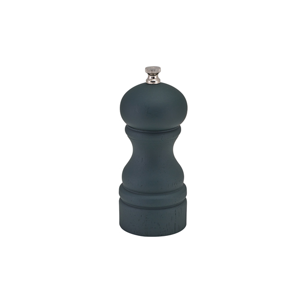 [BC-NSPWD13DGR] GenWare Dark Green Wood Salt/ Pepper Grinder 13cm (Pack of 6)
