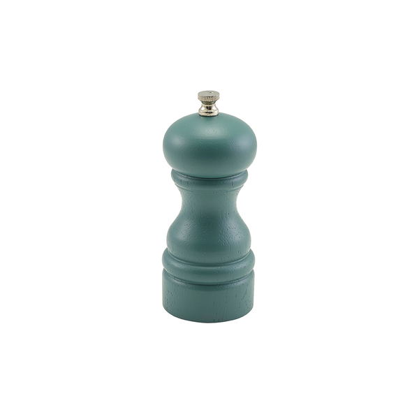 [BC-NSPWD13GR] Olive Green Wooden Salt/ Pepper Grinder 13cm (Pack of 6)