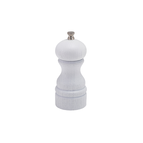 [BC-NSPWDG13W] GenWare White Deep Grain Salt/ Pepper Grinder 13cm (Pack of 6)