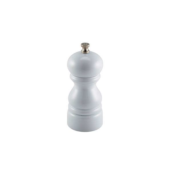 [BC-NSPWH12] Genware Salt Or Pepper Grinder White 12.7cm (Pack of 6)