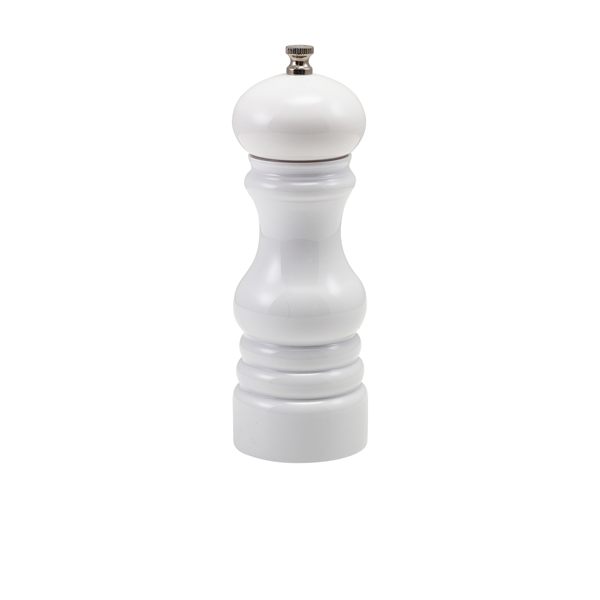 GenWare Salt Or Pepper Grinder White 17.5cm (Pack of 6)