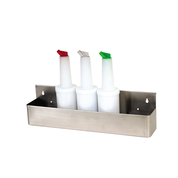 [BC-NSR22-06] GenWare Stainless Steel 6 Bottle Speed Rail 55cm/ 22"