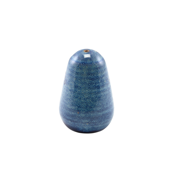 Terra Porcelain Aqua Blue Salt Shaker (Pack of 6)