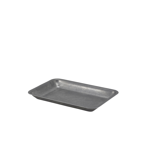 GenWare Vintage Steel Tray 20 x 14cm (Pack of 24)