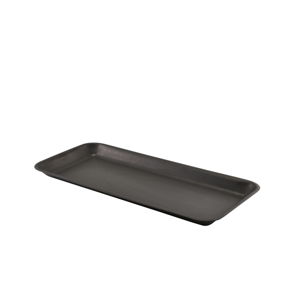 GenWare Black Vintage Steel Tray 36 x 16.5cm (Pack of 12)