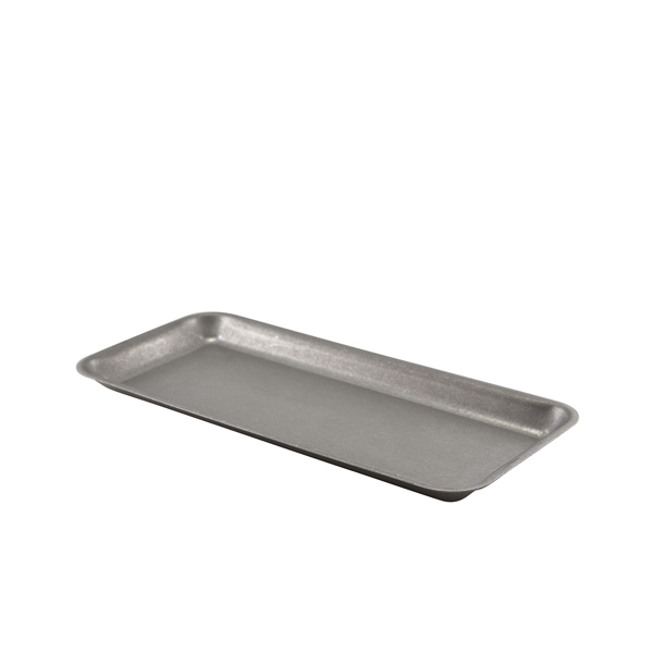 GenWare Vintage Steel Tray 36 x 16.5cm (Pack of 12)