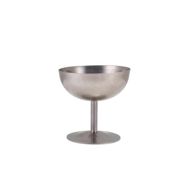 GenWare Vintage Steel Stemmed Sundae Cup 10cm (Pack of 12)