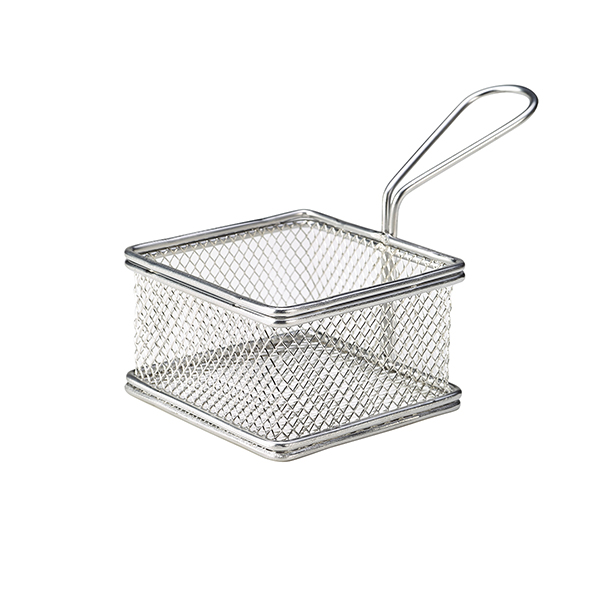 [BC-NSVB10] Serving Fry Basket Square 9.5X9.5X6cm (Pack of 6)