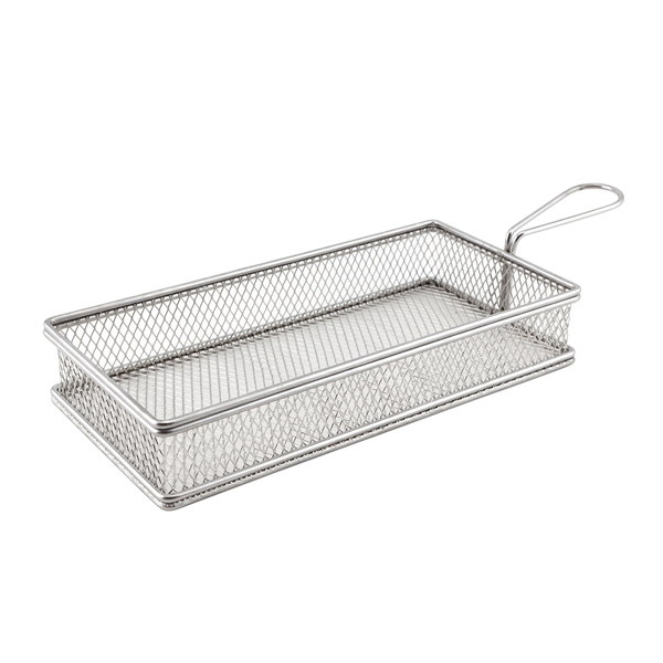 Large Rect. Serving Basket 26X13X4.5cm (Pack of 6)