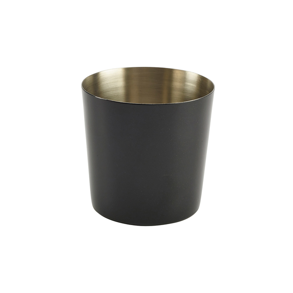 [BC-NSVC8BK] Black Stainless Steel Serving Cup 8.5 x 8.5cm (Pack of 12)