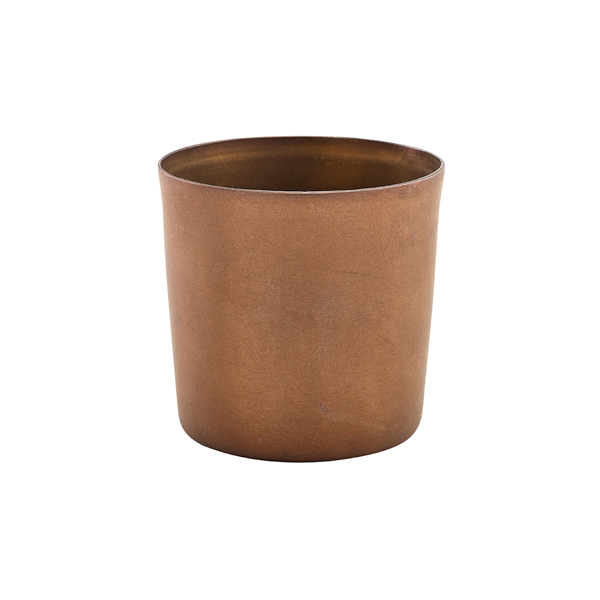 [BC-NSVC8CV] GenWare Copper Vintage Steel Serving Cup 8.5 x 8.5cm (Pack of 12)
