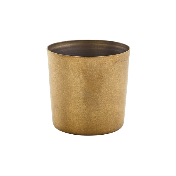 GenWare Gold Vintage Steel Serving Cup 8.5 x 8.5cm (Pack of 12)