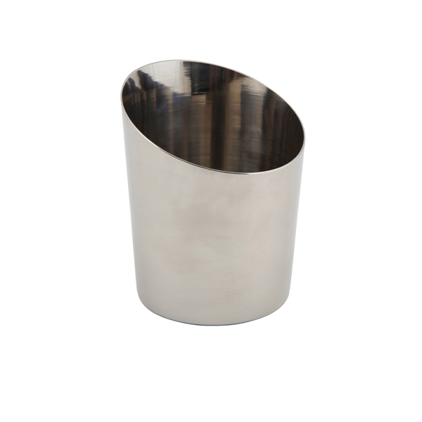 Stainless Steel Angled Cone 9.5 x 11.6cm (Dia x H) (Pack of 12)