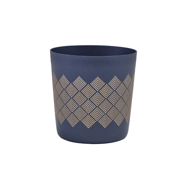 [BC-NSVCD8MTBL] GenWare Metallic Blue Diamond Serving Cup 8.5 x 8.5cm (Pack of 12)