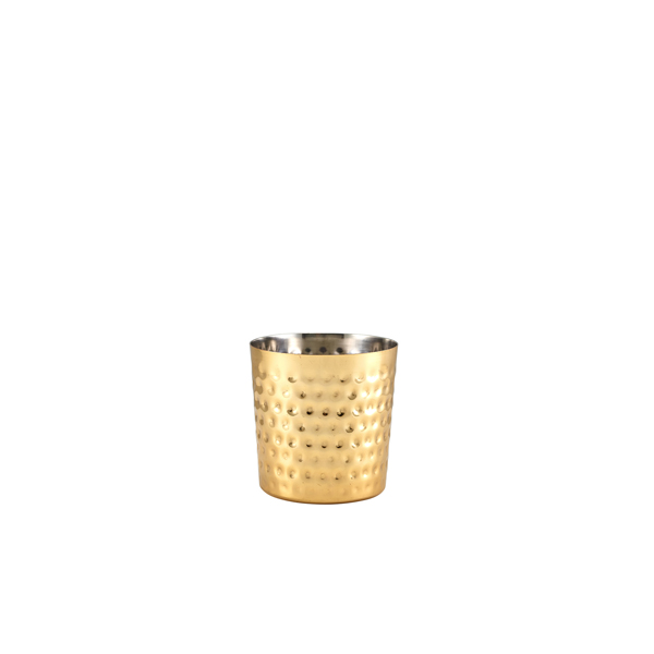 [BC-NSVCH8GD] GenWare Gold Plated Hammered Serving Cup 8.5 x 8.5cm (Pack of 12)