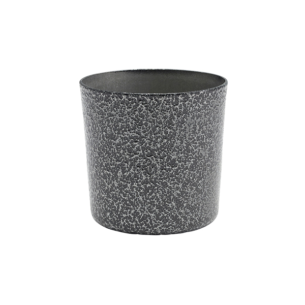 [BC-NSVCH8S] Stainless Steel Serving Cup 8.5 x 8.5cm Hammered Silver (Pack of 12)