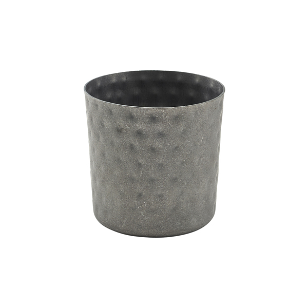 GenWare Vintage Steel Hammered Serving Cup 8.5 x 8.5cm (Pack of 12)