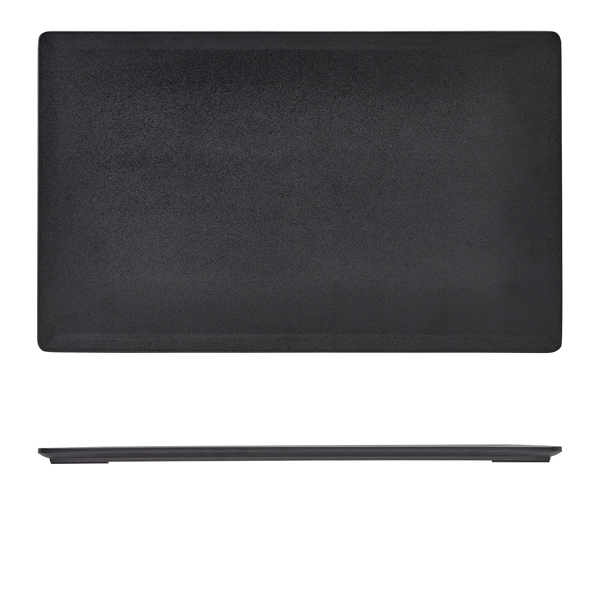 GenWare Melamine Black Tableau Platter GN 1/1