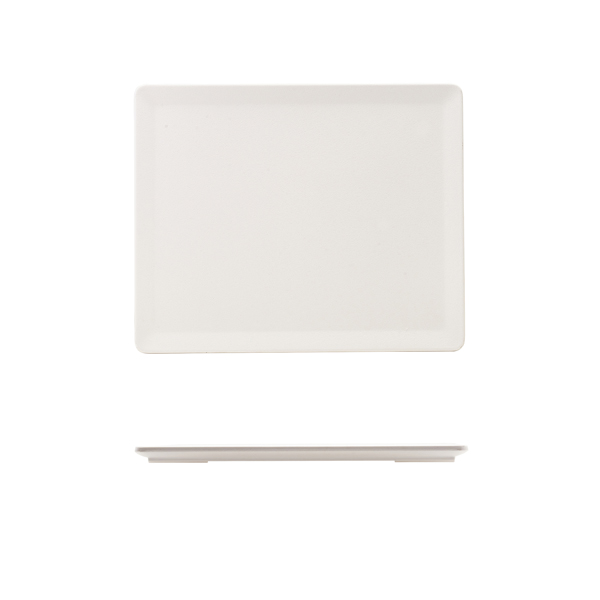 [BC-NTB120345] GenWare Melamine White Tableau Platter GN 1/2