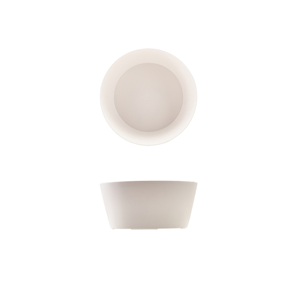 GenWare Melamine White Tableau Conical Buffet Bowl 22 x 10cm