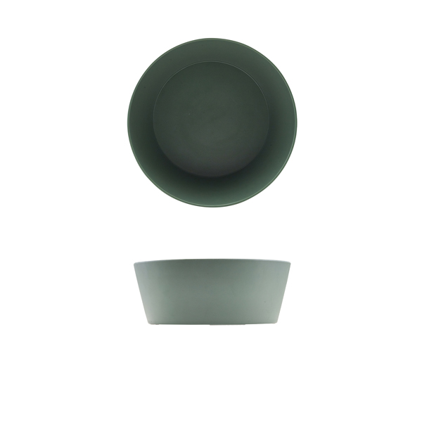 [BC-NTB261067] GenWare Melamine Green Tableau Conical Buffet Bowl 26.5 x 10cm
