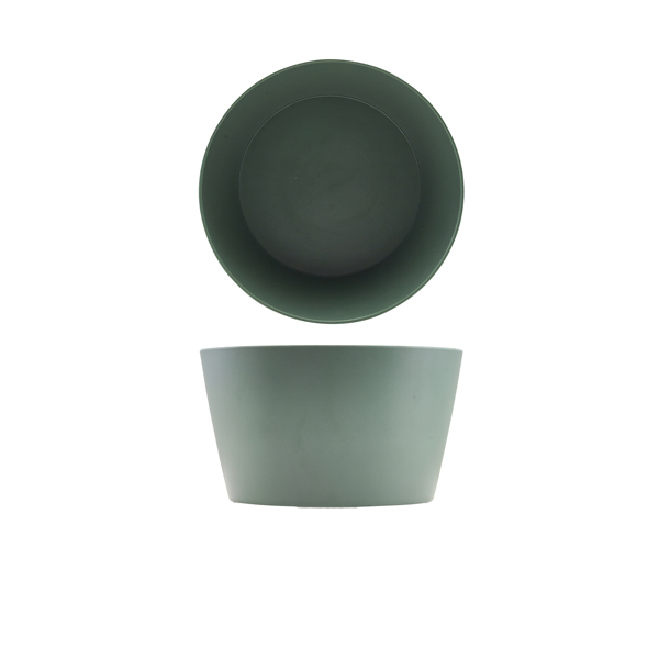 [BC-NTB261567] GenWare Melamine Green Tableau Conical Buffet Bowl 26.5 x 15cm