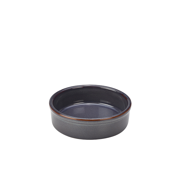Rustic Stoneware Blue Tapas Dish 14.5cm (Pack of 12)