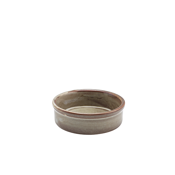 Terra Porcelain Grey Tapas Dish 10cm (Pack of 12)
