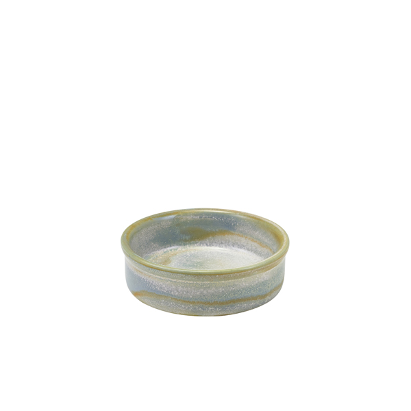 [BC-NTD-PSF10] Terra Porcelain Seafoam Tapas Dish 10cm (Pack of 12)